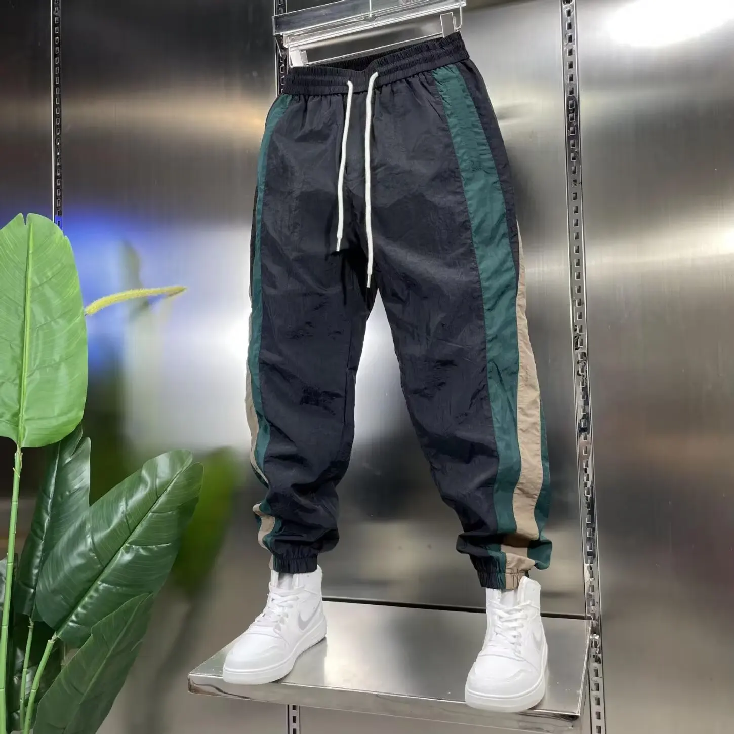 Running MEN FASHION Harajuku Mens Joggers Men\'s Sweatpants Straight Trousers Men\'s Summer Clothes Jogger Man Jogging Big Size
