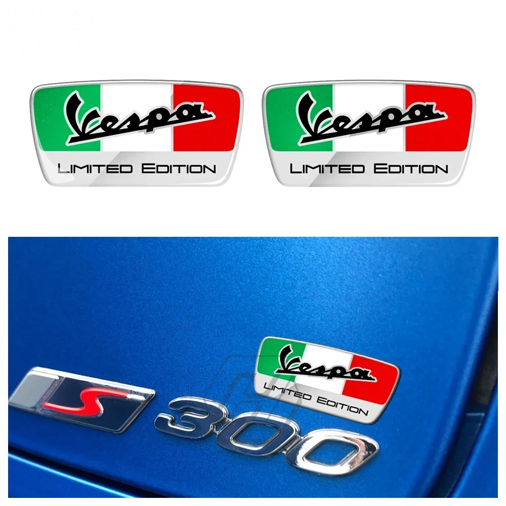 

3D Resin Scooter Sticker for Vespa GTS 250 300 300ie Sprint Primavera 50 125 150 Italy Limited Edition Decals