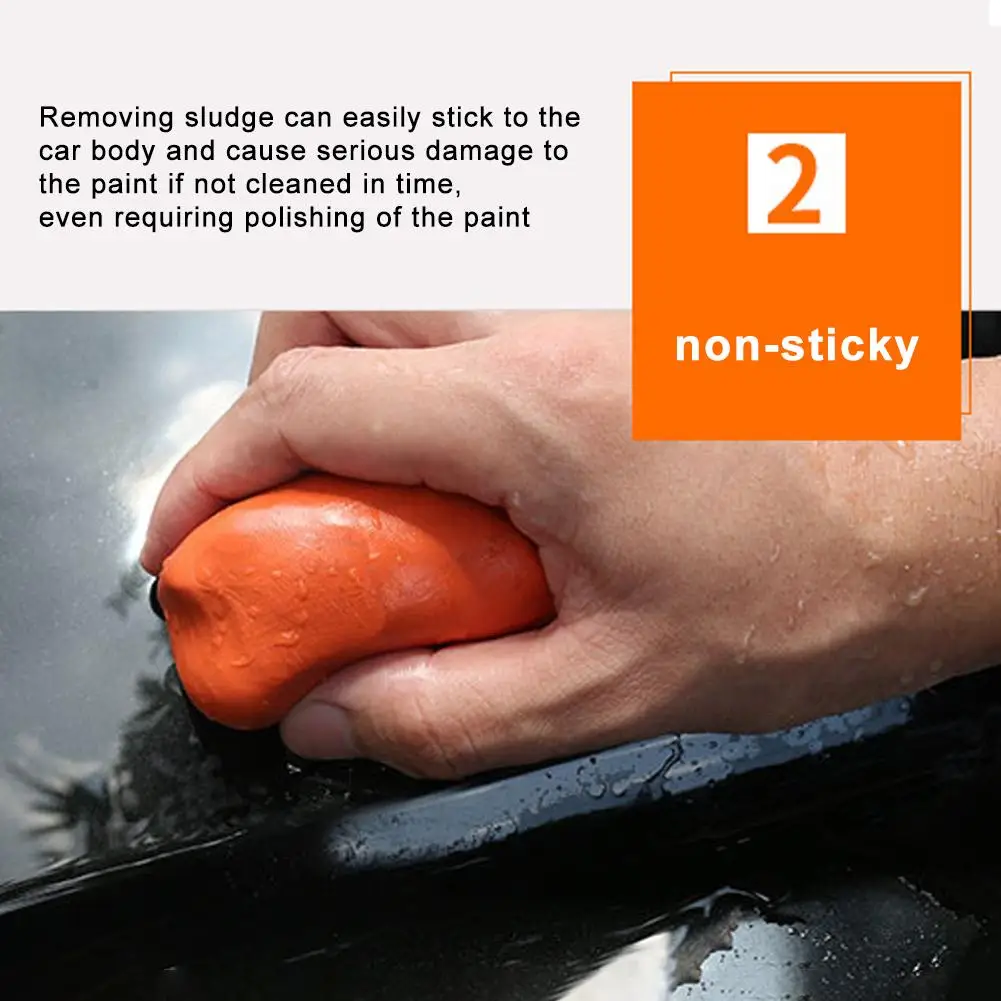 1 قطعة سيارة ماجيك كلاي بار مع صندوق تخزين تنظيف الطين سيارة الصف مزيل الأنظف السيارات عالية بالتفصيل اكسسوارات القذرة F9P6