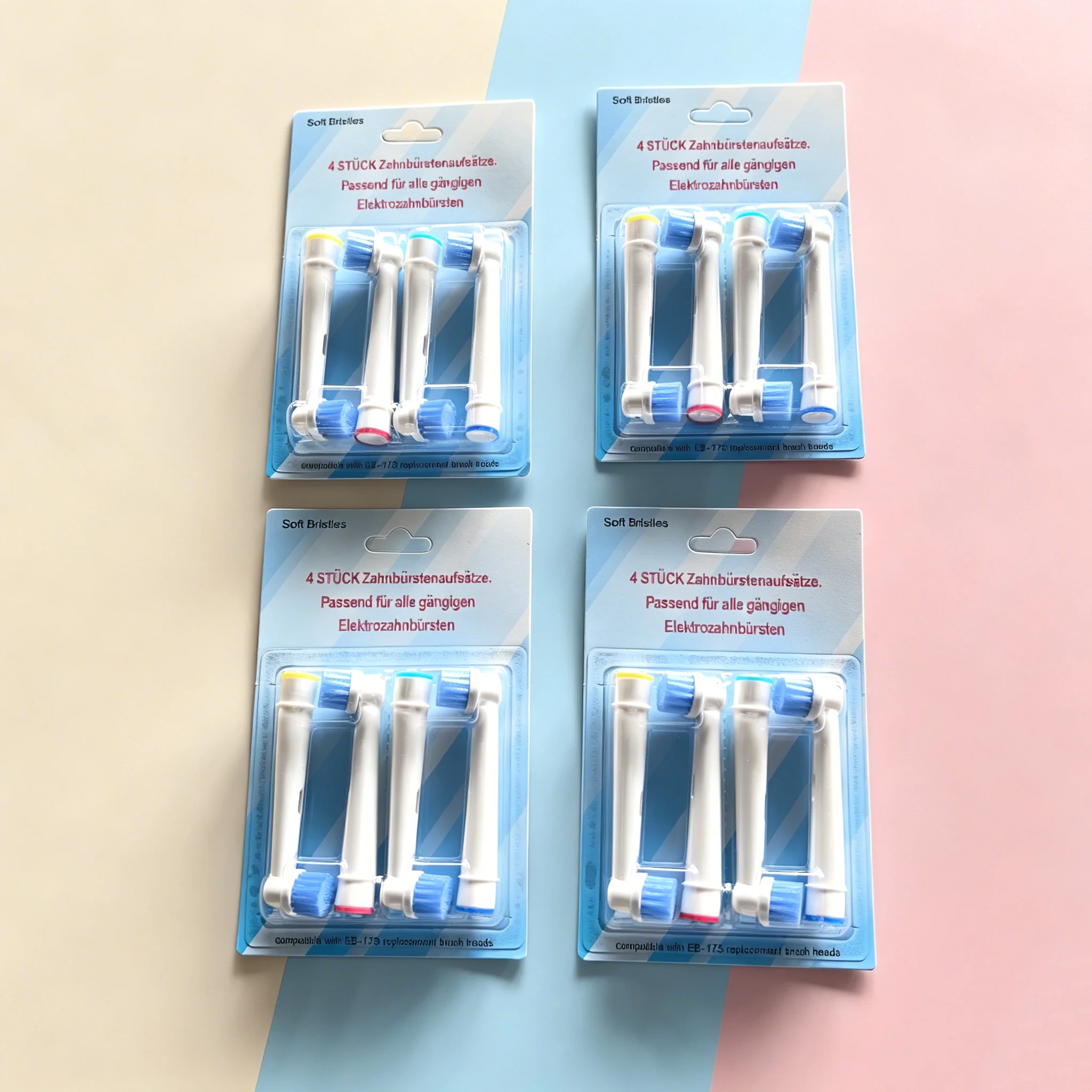 EB-17S 16/8/4pcs Electric Toothbrush Head For Oral B Sensitive Replacement Brush Heads D25 D30 D32 D18 4739 3709 4728