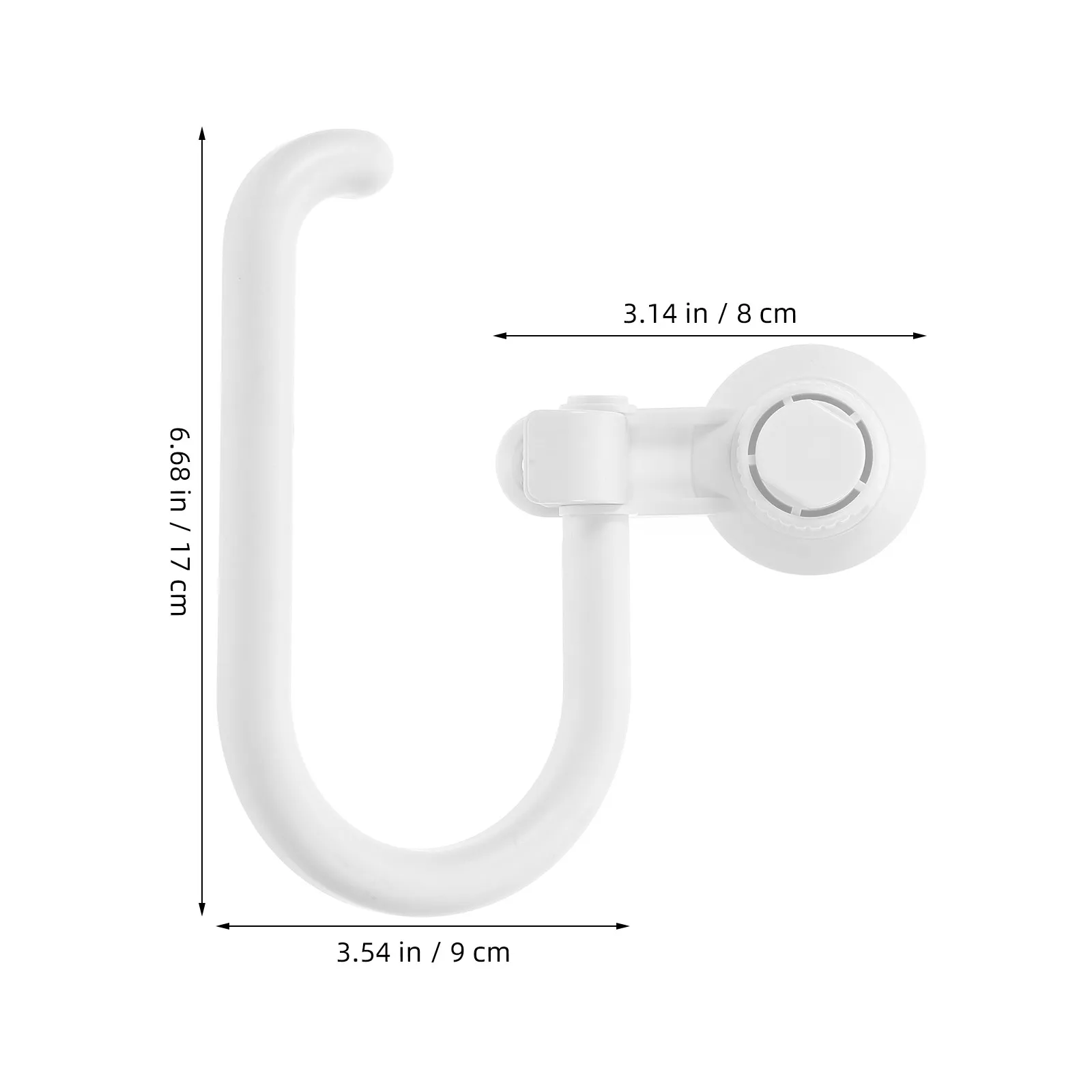 No Drill Suction Cup Toilet Paper Holder Bathroom Tissue Dispenser Rotatable Moistureproof Wall Mounted Organizer for Ceramic view 2