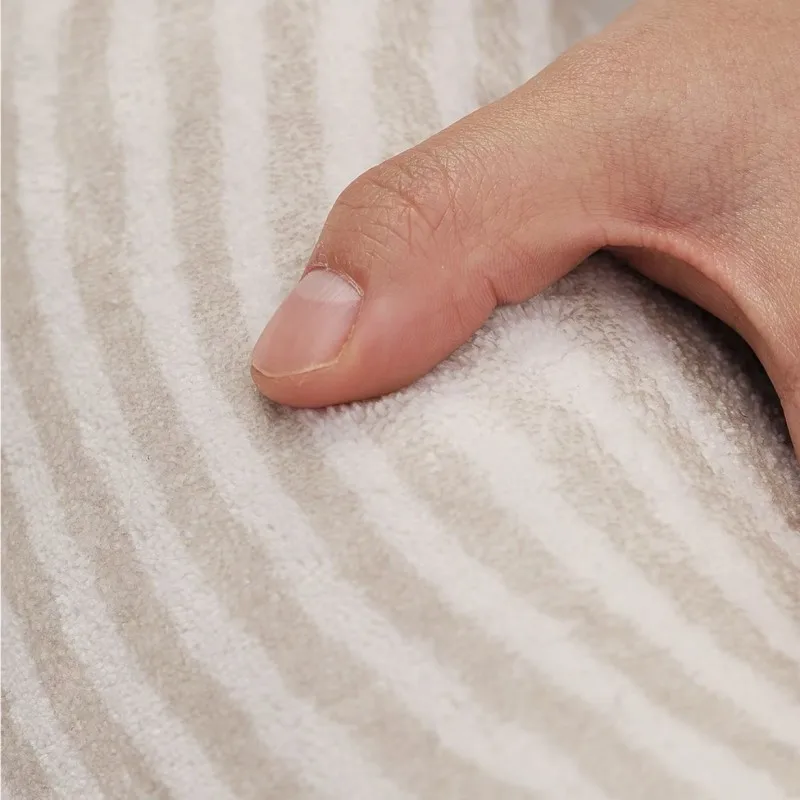 Japanese Style Bedroom Decor Bedside Rugs Thick Living Room Decoration Striped Rug Home  Anti-slip Mat Modern Study Plush Carpet