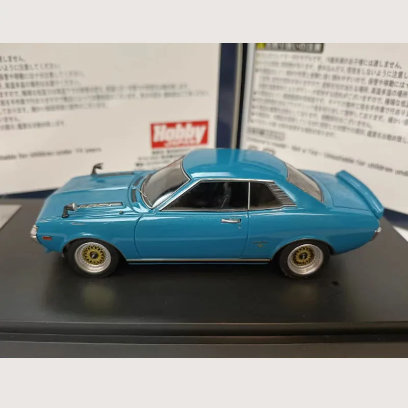 MARK 1:43 Scale Celica TA22 BBS Blue Replica Toy Car Model Static Decoration Classic Collection