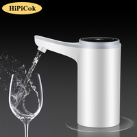 HiPiCok Water Dispenser Water Bottle Pump 19 Liters USB Rechargeable Mini Electric Drinking Water Pump Bottle Drink Dispenser