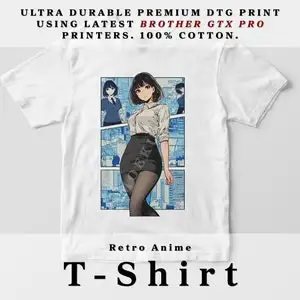 Anime Girl Shirt, Office Lady, Manga Panel, Kawaii Otaku Gift Shirt