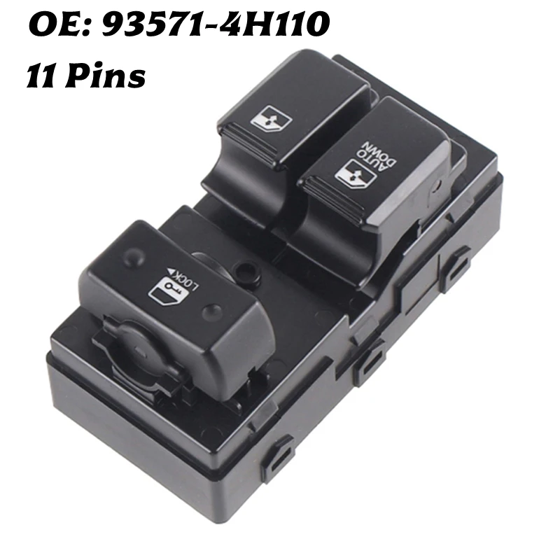 

OE: 93571-4H110 935714H110 Главный переключатель управления стеклоподъемником автомобиля для Hyundai H1 Starex I800 Grand IMax 2008-2016