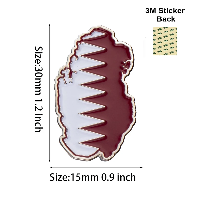 1-100 قطعة هاتف قطر المحمول 3M ملصق شارة معدنية دبوس دبابيس دبابيس