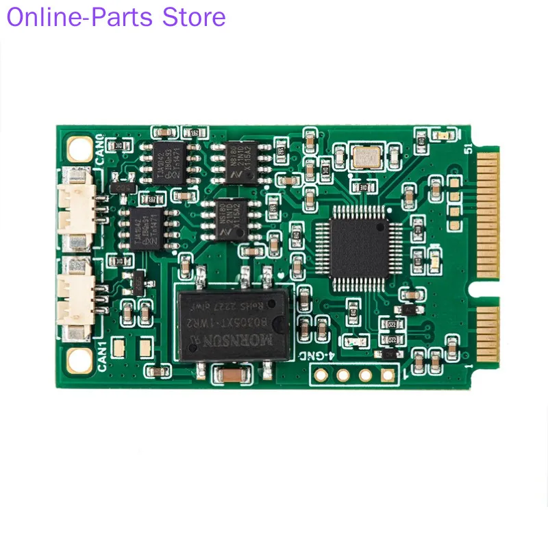 

MiniPCI-E to CAN Module, MINI PCI-E to CAN Interface Card, USB to CAN Dual Channel with Isolation