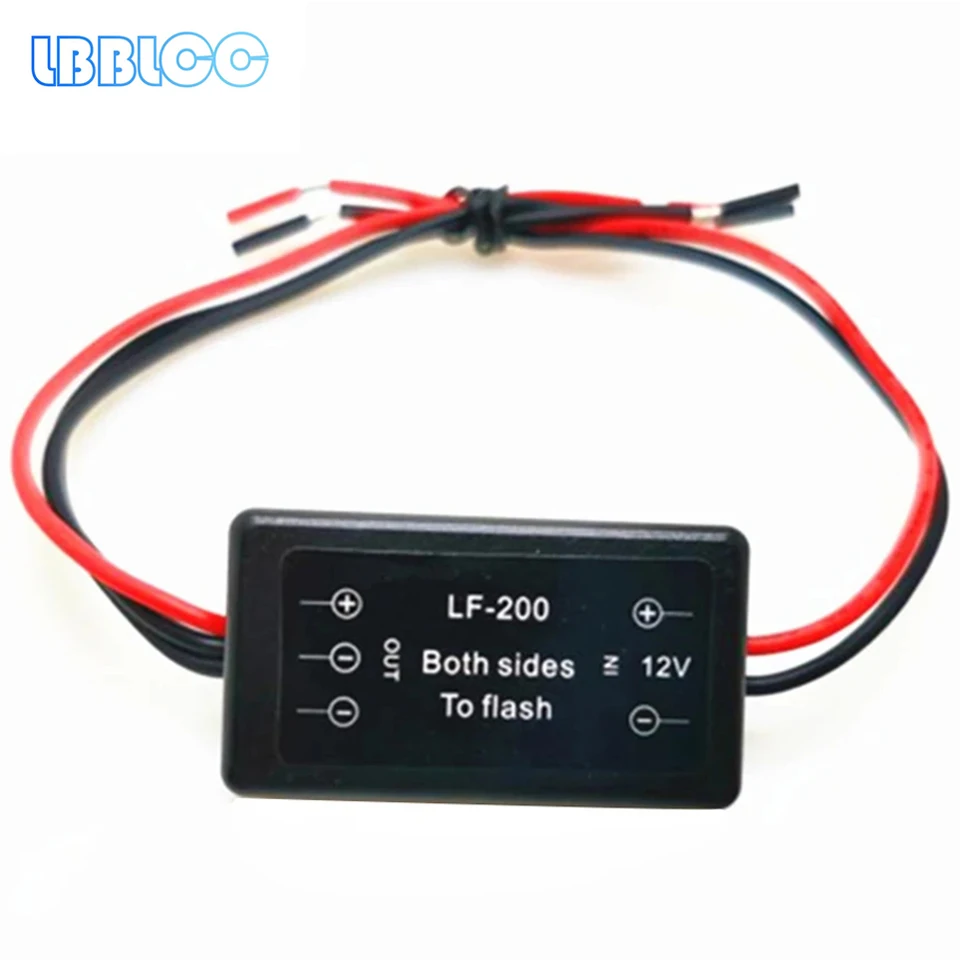 

1pcs 12V Both strobe To flashing Alternating Left/Right Strobe Flash Module Box For LED work Light bulb LF-200