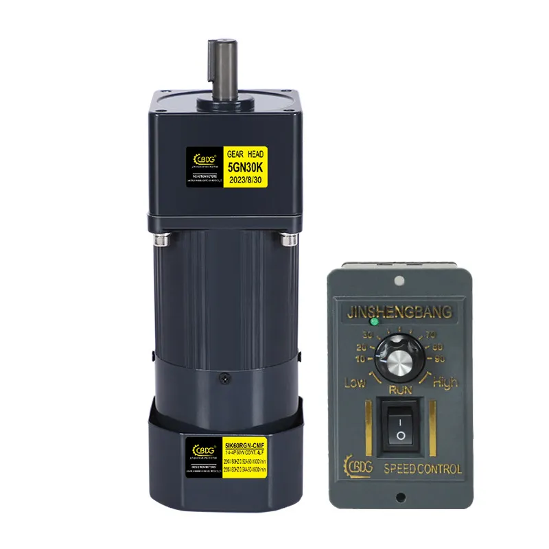 

Тормозной двигатель 220В/380В переменного тока с регулировкой скорости, 60Вт/120Вт/250Вт