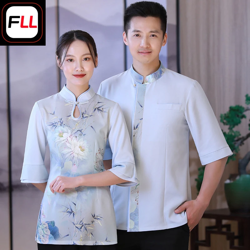 waiter-work-uniform-for-women-short-sleeved-breathable-suitable-for-summer-for-restaurants-hot-pot-and-barbecue-shops-cake