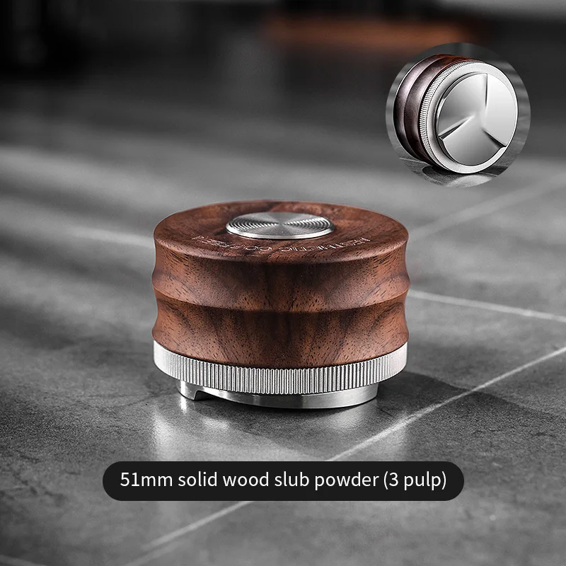 BINCOO 51/58mm 30Ib Constante Druk Koffie Sabotage & Distributeur met Aanstampen Basis Espresso Sabotage Set Thuis barista Accessoires