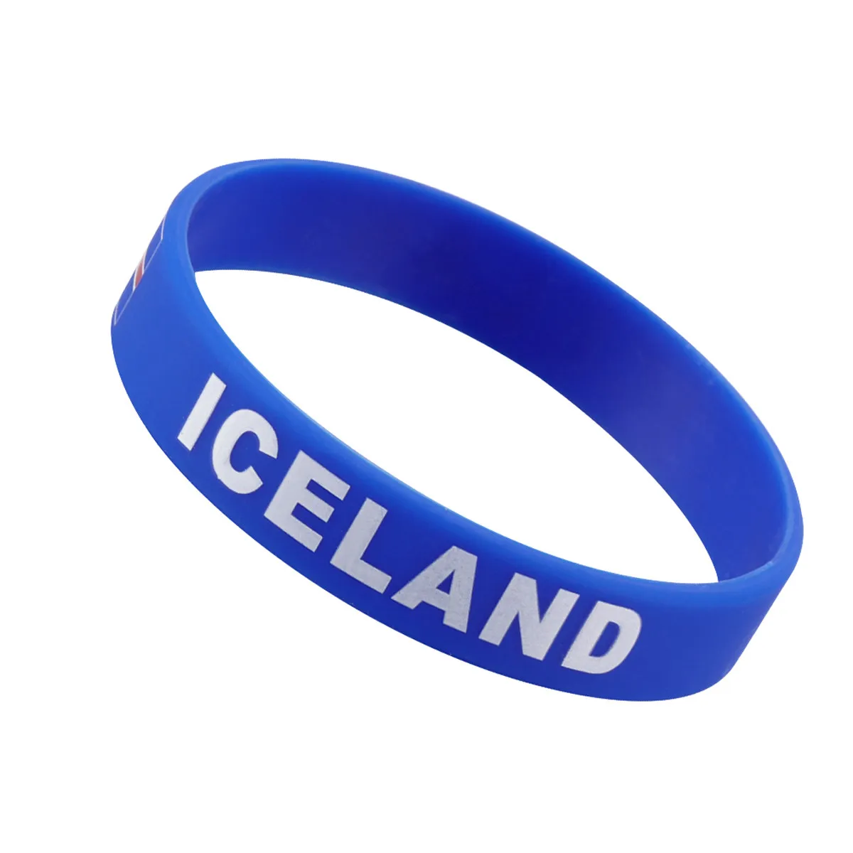 6Pcs Flexible Silicone Country Wristband Soft Skin Friendly One Size Fits Most for Football Games International Competitions