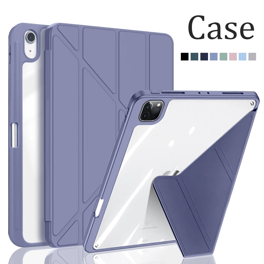 Funda para Ipad Pro 13, 11, 12,9, Mini 6, Air 11, 5, 4, 3, 2, 1, M4, M2, 10, 9, 8, 10. ª generación, 2024, 10,2, accesorios de cubierta