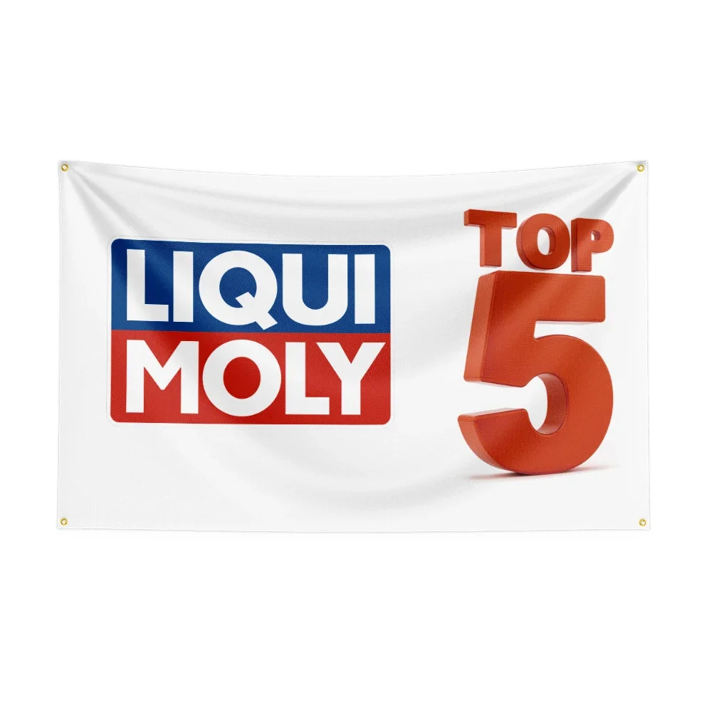 3X5 FT Liqui Moly Flag Polyester Printed Oil Banner For Decor