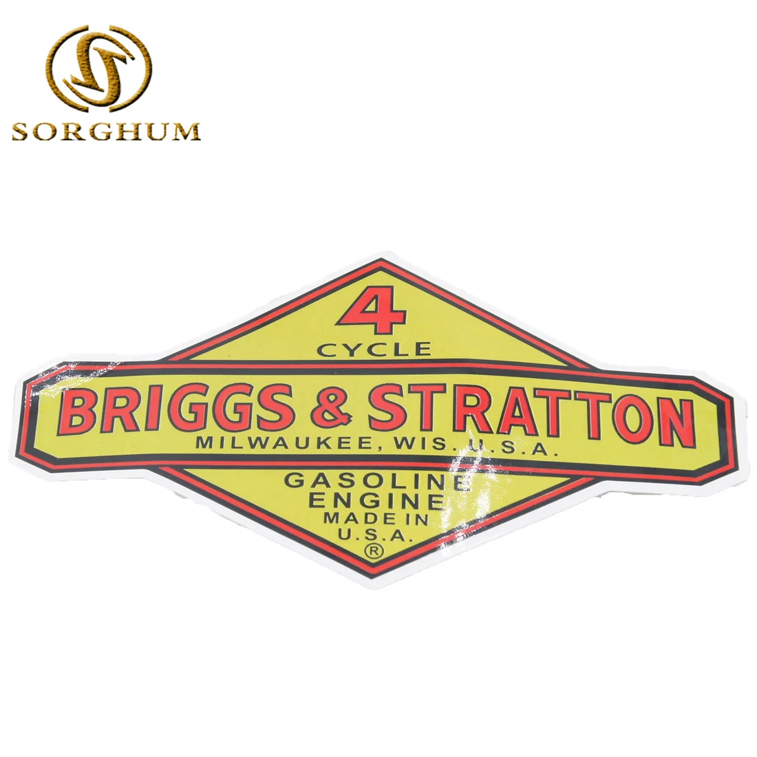 Sticker For Briggs & Stratton Gasoline Oil Small Engine