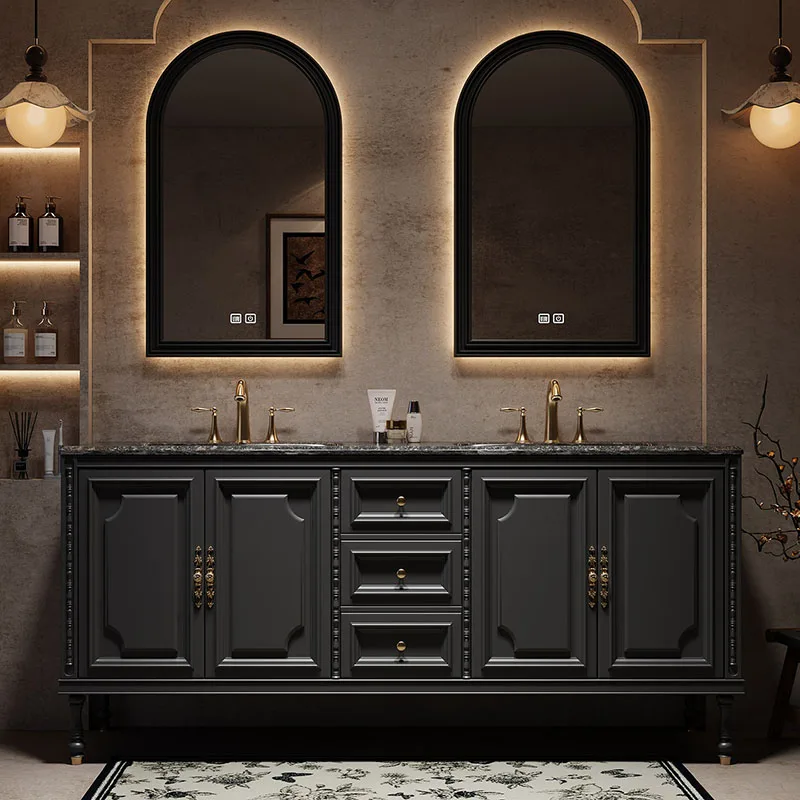 Luxury Modern Bathroom Cabinet Organizer Storage Vanity Dressers Makeup Cupboard Drawers Skincare Archivadores Trendy Furniture