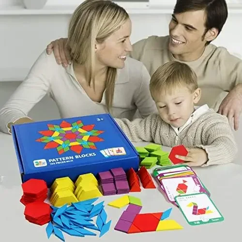 Puzzle and Board Toy Building Blocks DIY Constructions Decorations Collection Creative Gift Wood Clever Board Children Games