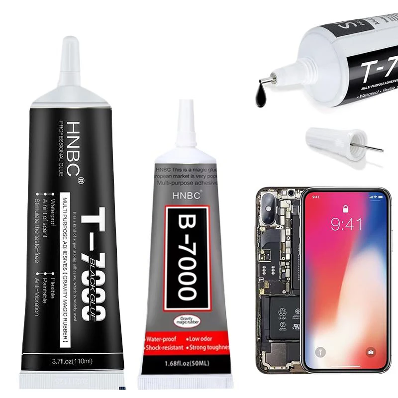 1 unidade de Cola Adesiva Universal B7000 T7000 Zia para Telas Sensíveis ao Toque, Celulares, Tablets Industriais, Joias, DIY, Selante e Componentes Eletrônicos