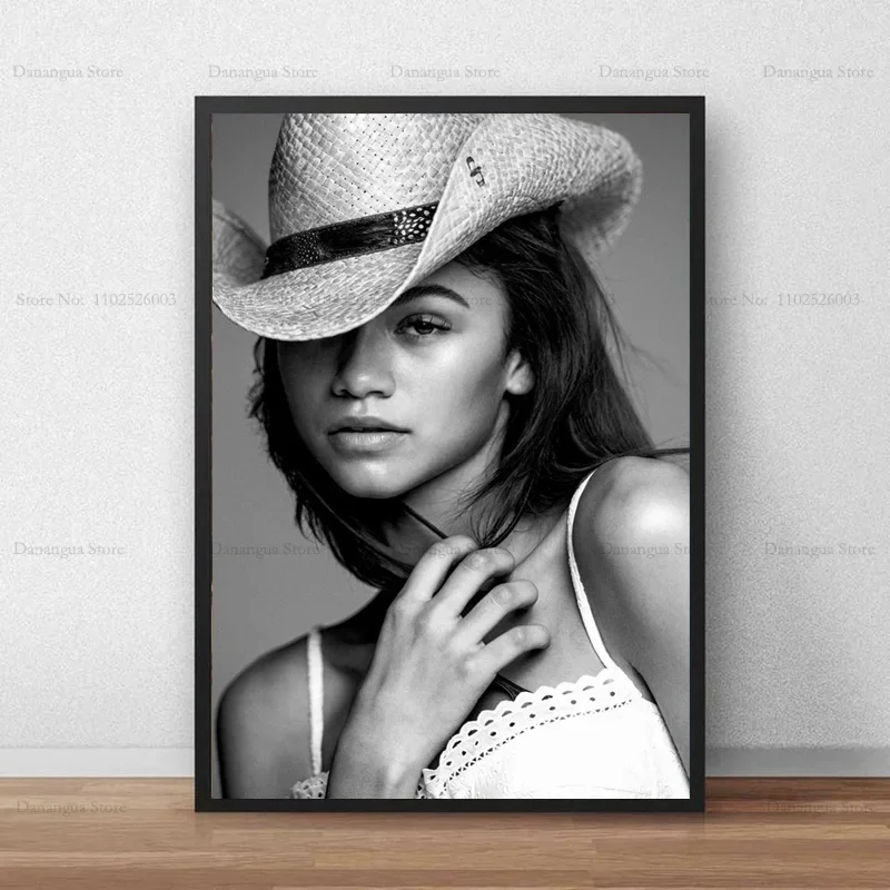 New Zendaya Actress Movie Star Sexy Girl Euphoria Poster Prints Wall Art Canvas Painting Picture Gift For Photo Room Home Decor