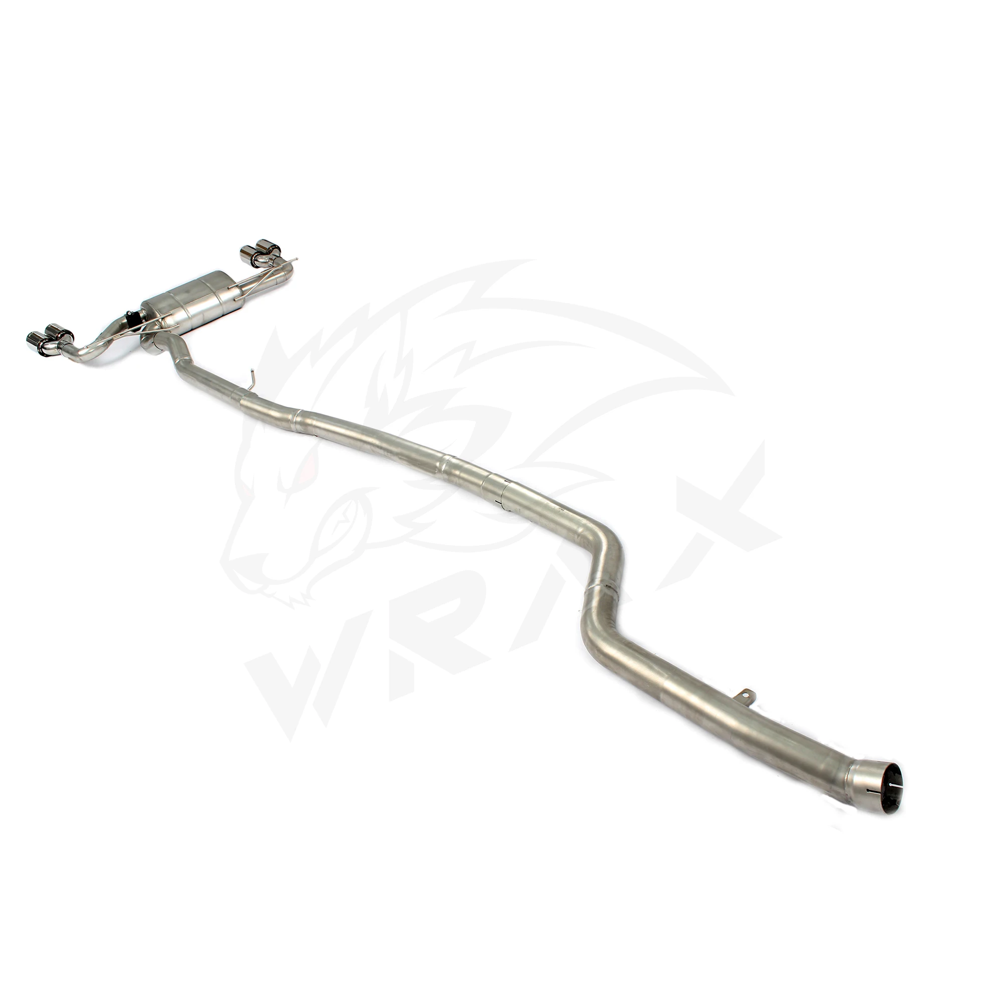 أنابيب كاتم صوت أداء نظام عادم Catback من الفولاذ المقاوم للصدأ 304 لسيارة BMW 5 Series G38 مع صمام