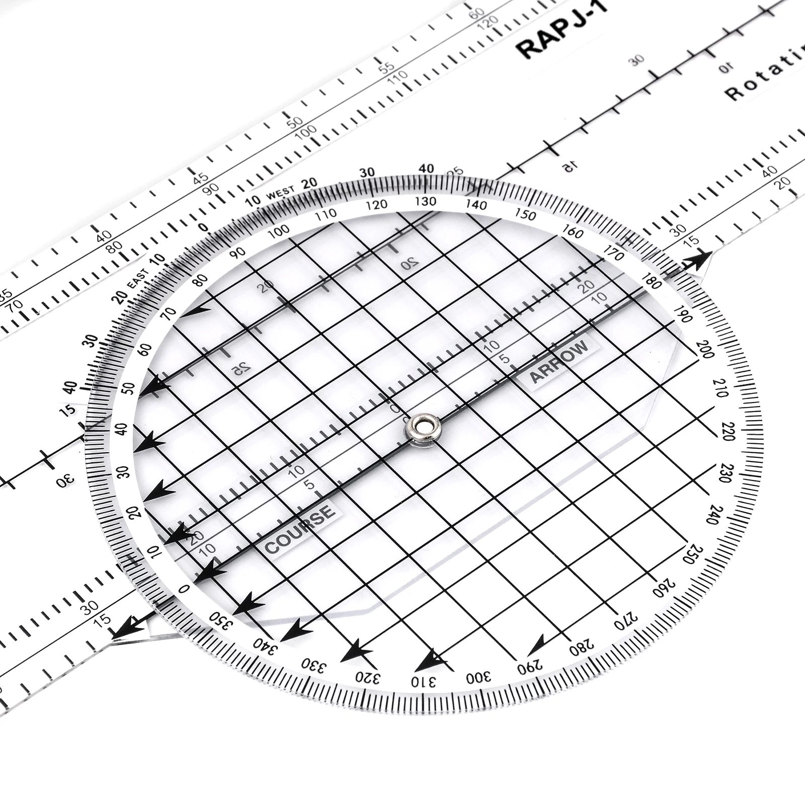 Kunststoff Luft Pilot Flight Training Nautische Meilen Azimut Ultimative Rotierenden Navigation Plotter