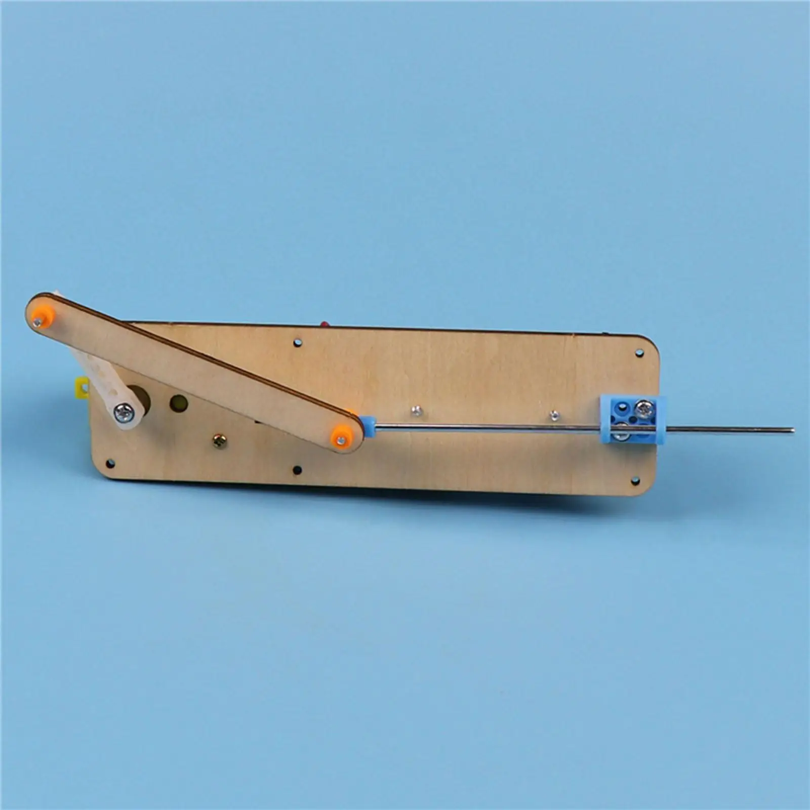 Electric Linear Motion Machine Science Toy for Primary School Students Wooden DIY Physics Model Educational Robotics Kit for