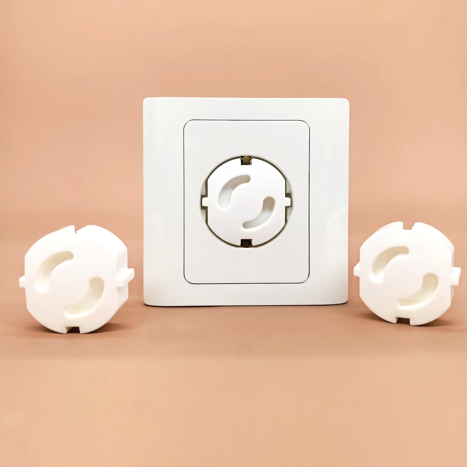 

European Power Socket Protective Cover Plastic Insulating Protective Cover Child Safety Power Protection Cover Home Accessories