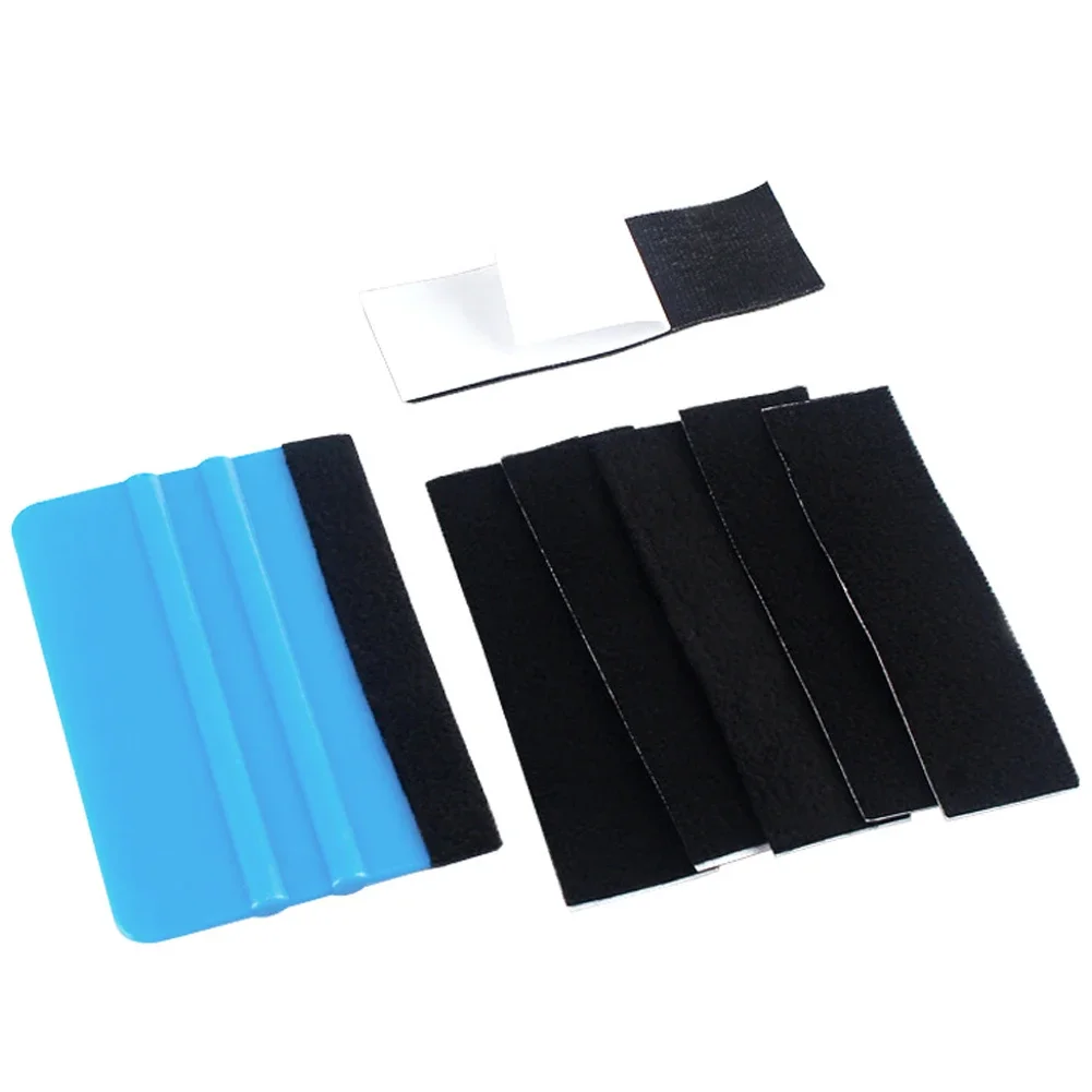 Micro Fiber Felt for Squeegee Felt Edge Cloth for Hard Card Squeegee Car Wrap Scraper DIY Adhesive Felt Tape Vinyl Squeegee Tool