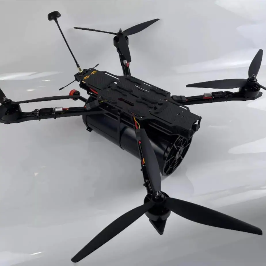 

оптоволокно дляfpv Волоконно-оптический модуль передачи изображения дрона FPV, модуль цифровой передачи данных 2–20 км, встроенный оптоволоконный модуль изображения Sky End с заземлением