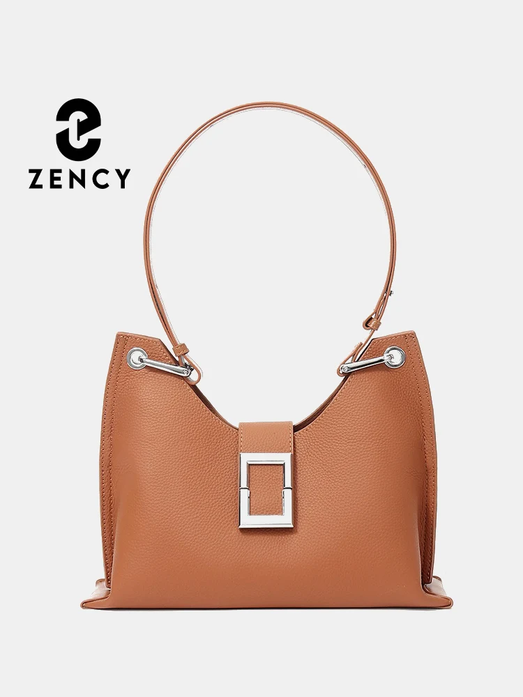 Zency Luxury French Designer Handbags Purses Fashion Women Leather High Quality Shoulder Bag Messenger Bag Ladies Underarm Bag