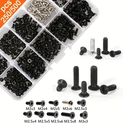 500pcs M2 M2.5 M3 Screw Set, Laptop Screw Kit for Repair Computer Electronic