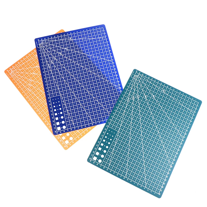 A4 PVC Cutting Mat Cutting Pad Patchwork Cut Pad Patchwork Tools Manual Tool Cutting Board Double-sided Self-healing Randomly