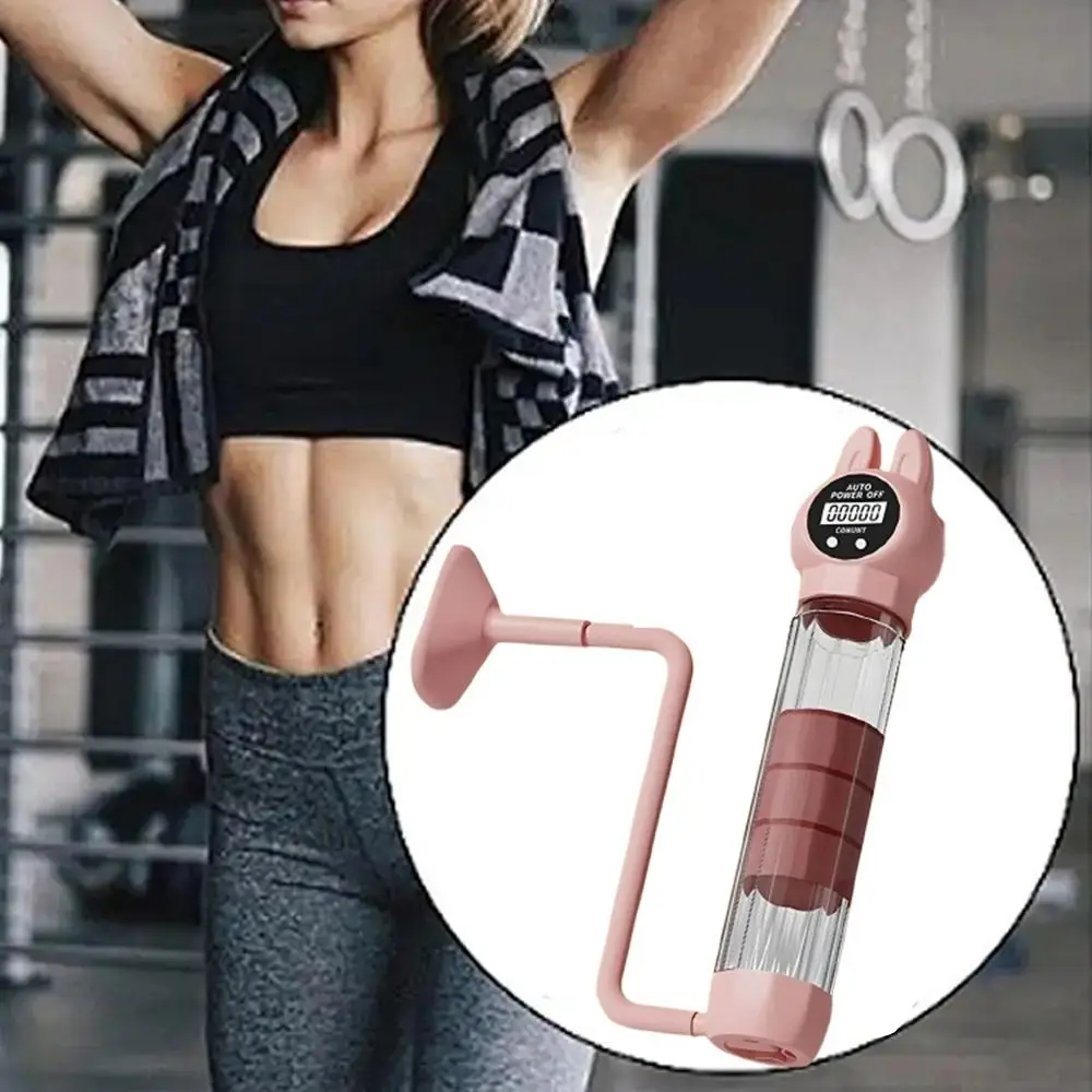 

Adjustable Resistance Breathing Dumbbell Trainer Ergonomic Design Deep Breathing Abdominal Muscle Trainer Practical With Counter