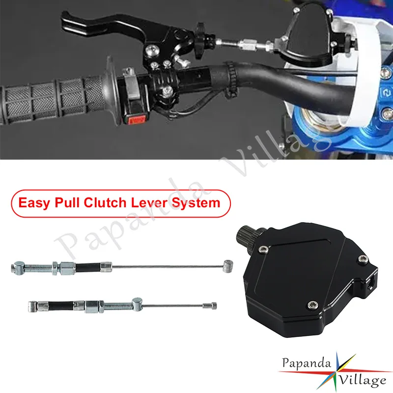 

Universal For Honda Yamaha Kawasaki Suzuki EXC SXF KLX KXF YZ YZF Easy Pull Clutch Lever System Motorcycle Pull Clutch Kit
