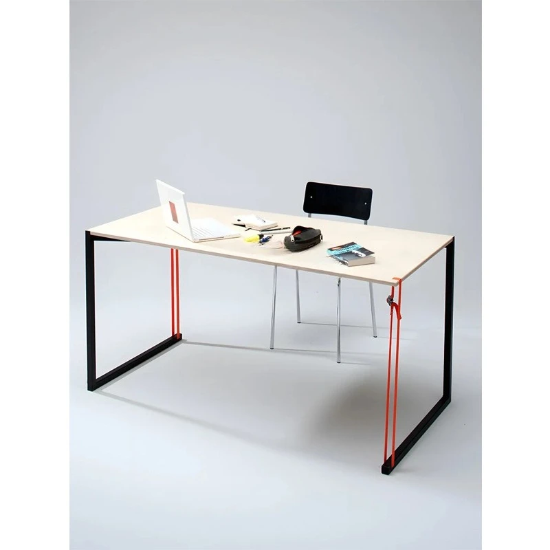 Simple birch ocean board desk home office computer desk writing desk rectangular workbench
