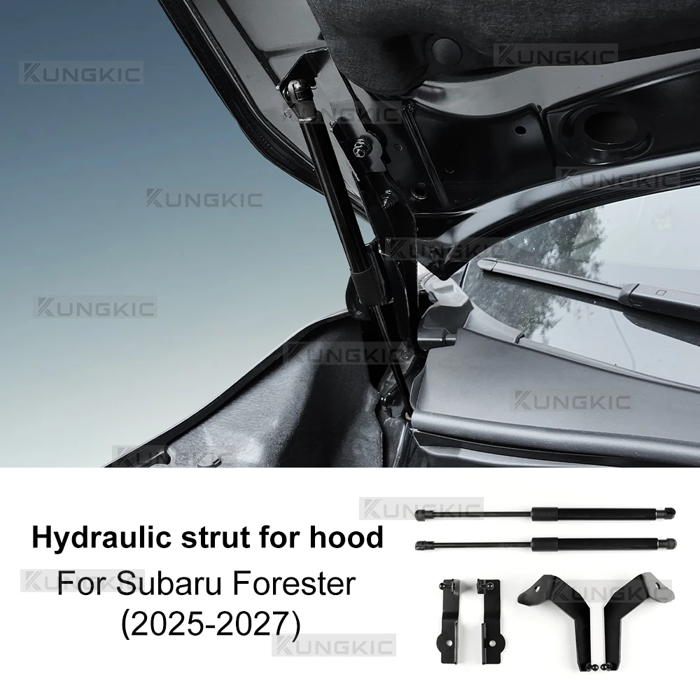 Car Front Bonnet Hood Lift Strut Bars Supports Shock Rod Arms Gas Springs Replacement For Subaru Forester 2018-2025 2026 2027