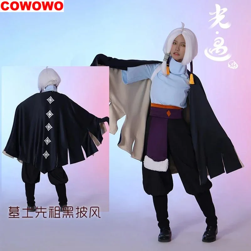 Game Sky: Light Awaits Cosplay Costume Sky:Children of Light Outfits Fancy Suit Cloak Top Pants Halloween Carnival Uniforms