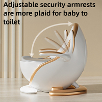 Smart Children's Toilet with Night Light Sensor Household Potty Urinal Boy Urinal Toilet Removable and Washable Toilet