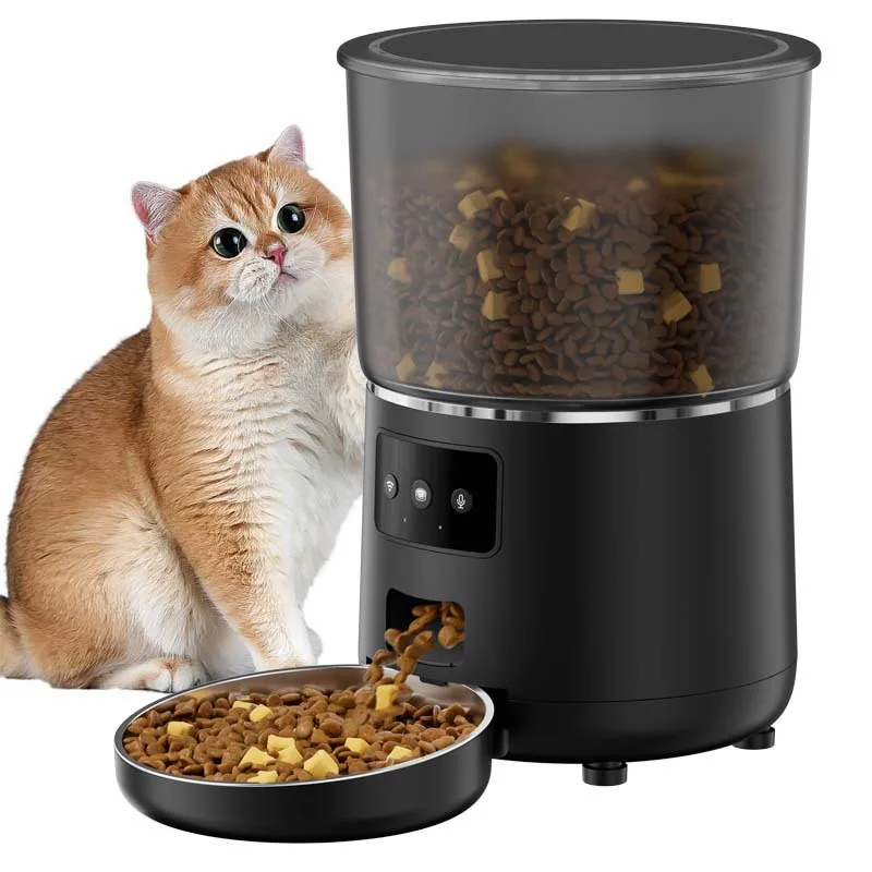 New Electronic Timed Auto Pet Feeder Dog Food Dispenser Automatic Smart Dog Feeder with 3 Blows