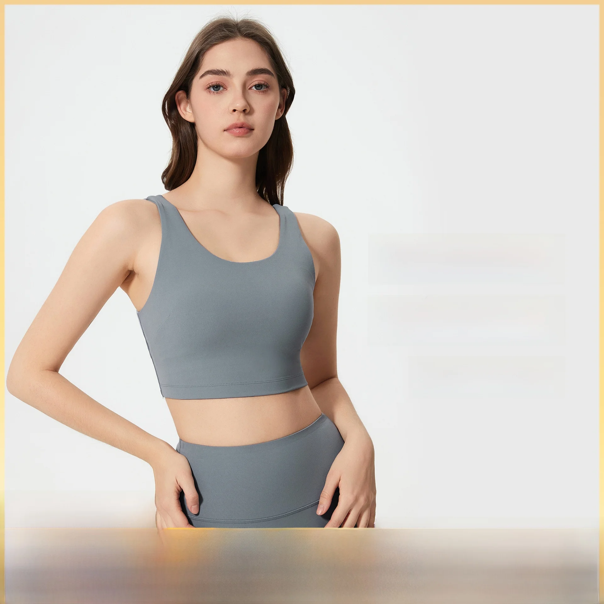 

Женское спортивное нижнее белье, противоударный жилет для йоги с эффектом пуш-ап, бюстгальтер для бега и фитнеса, новый тренировочный бюстгальтер для обнаженного смысла D25031