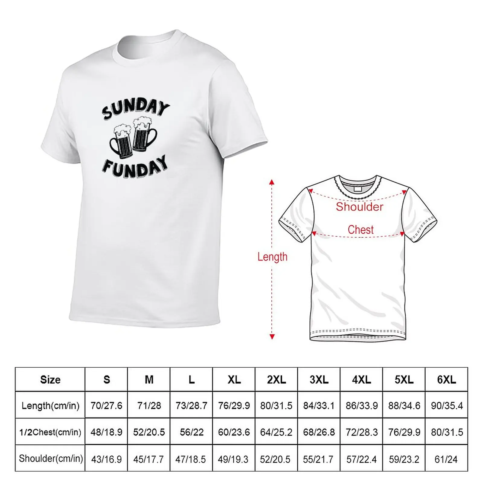 New Sunday - Funday T-Shirt korean fashion anime t shirts for men pack