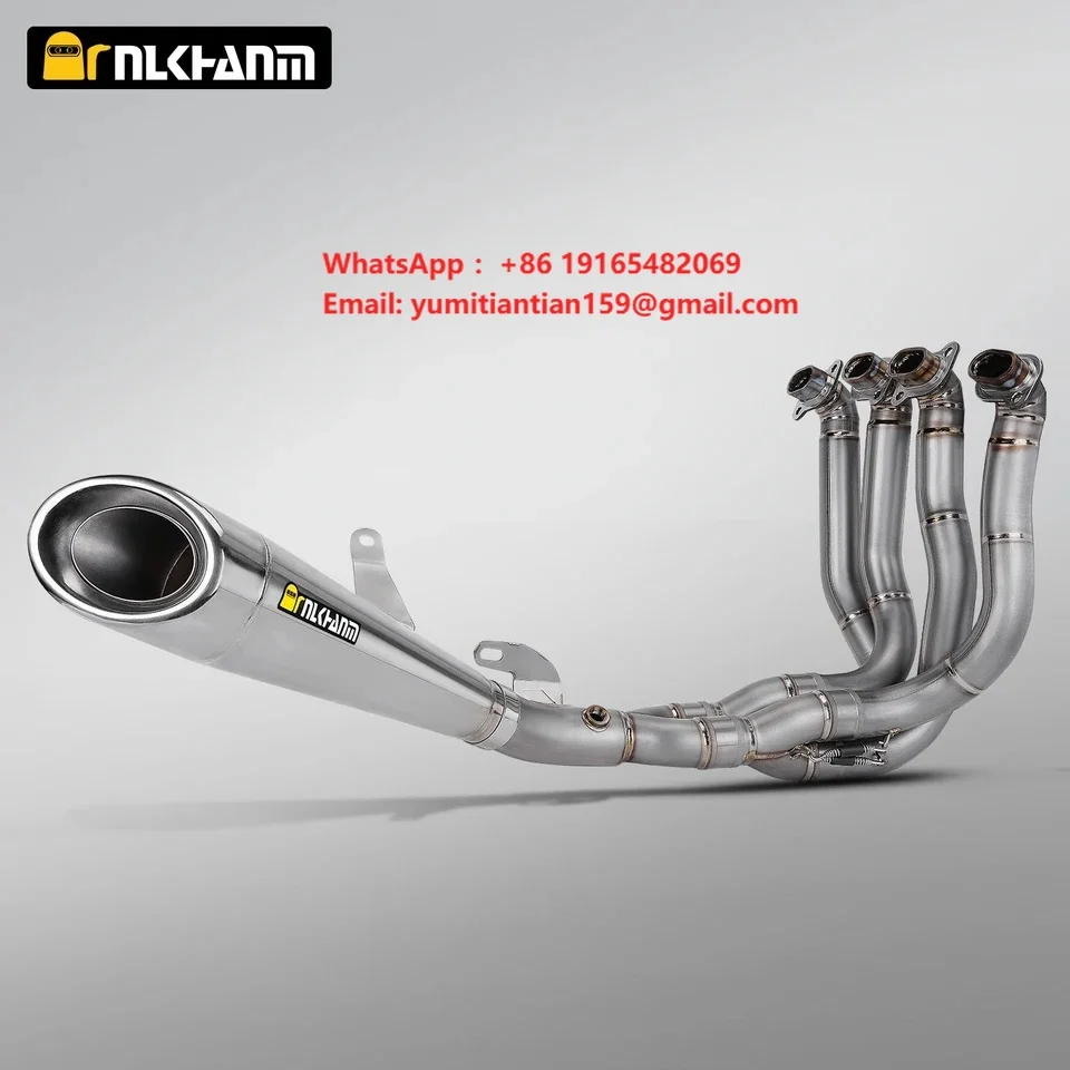 NlkHanm Titanium Alloy Full Section Exhaust System for Ninja H2 SX H2R 2015-2025 Motorcycles Retrofit/Upgrade New Box Packed