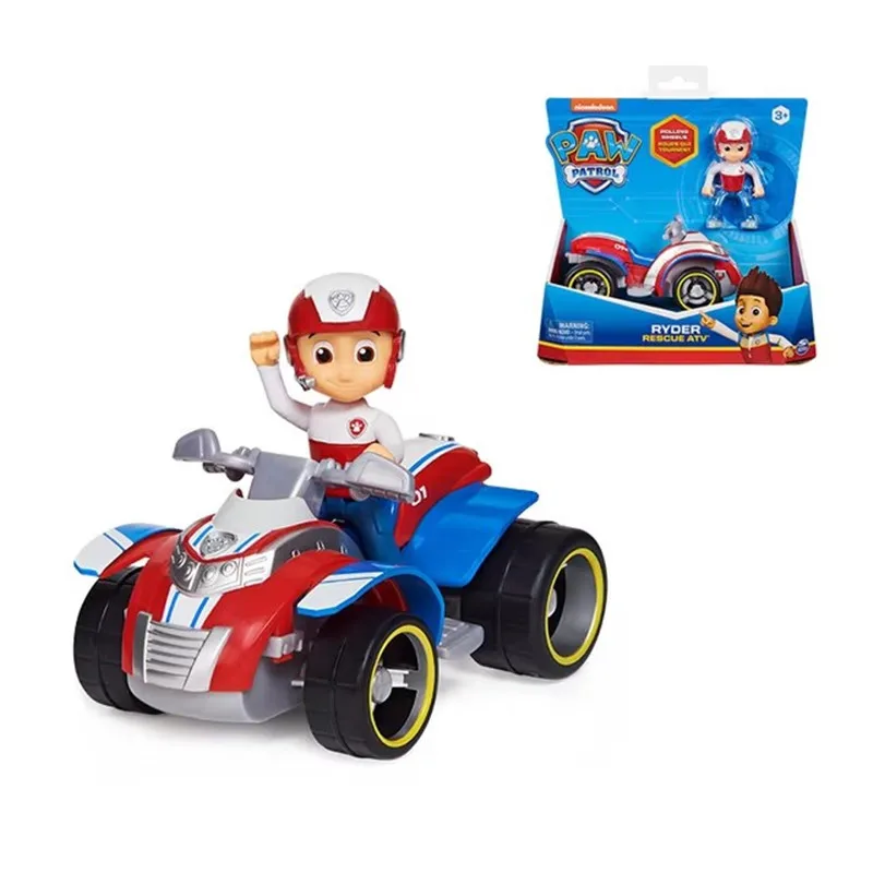 Original Paw Patrol Cars Toys Liberty Paw Patrol Vehicles Everest Skye Dino Rescue Rex Tracker Ryder Action Figure Birthday Gift