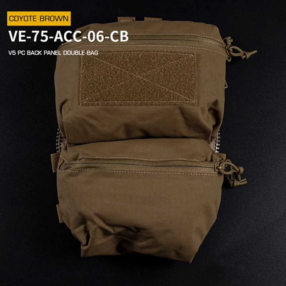 Taktische FCPC V5 Plattenträger-Rückentasche mit Doppelteilen, Mehrzwecktaschen, Westen-Zubehör, Kleinteile-Beutel – Detail 11