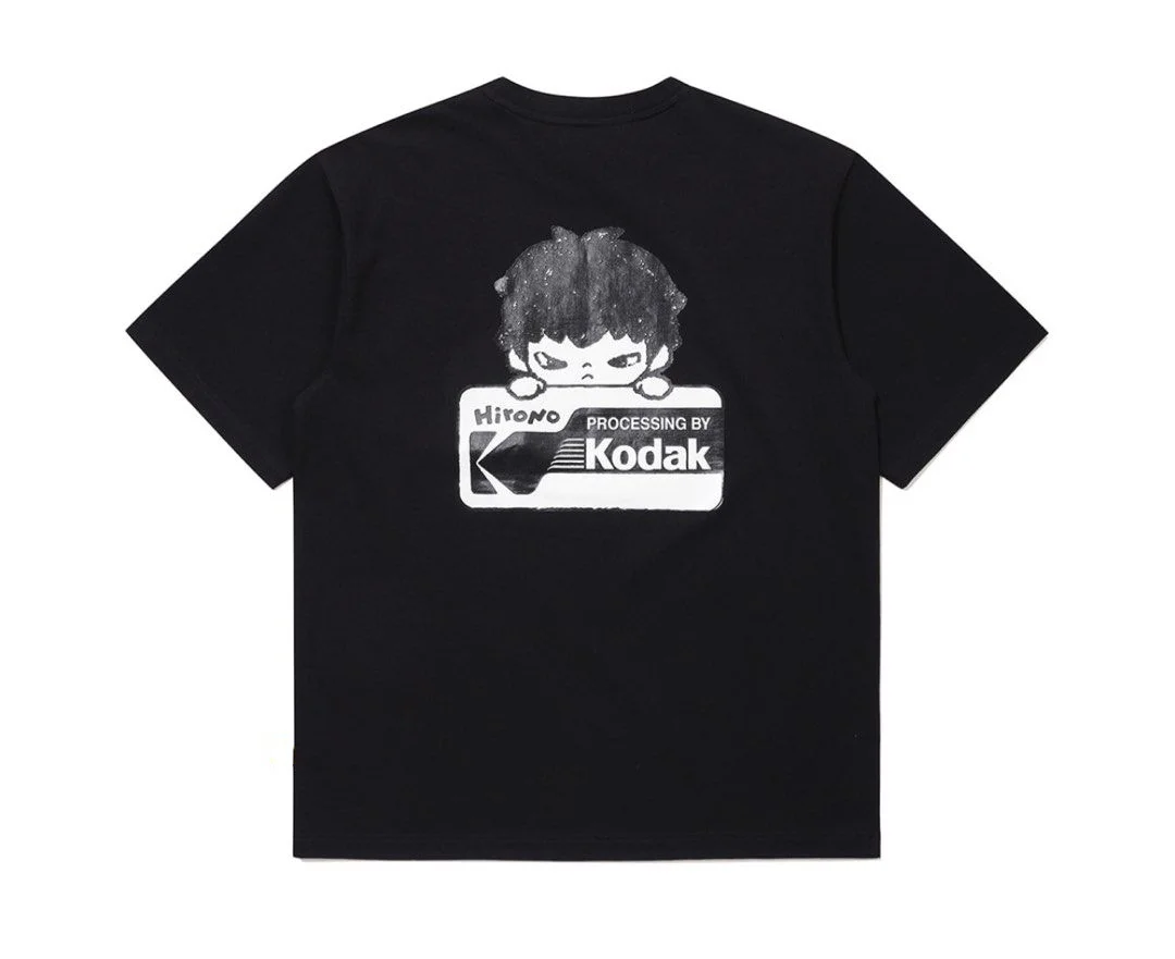2026 Sommer Hirono x Kodak Korea 2026 T-Shirt 100% Baumwolle Herren und Damen Y2K Streetwear Kurzarm Fan-Geschenke Y2K Oberteile – Detail 5