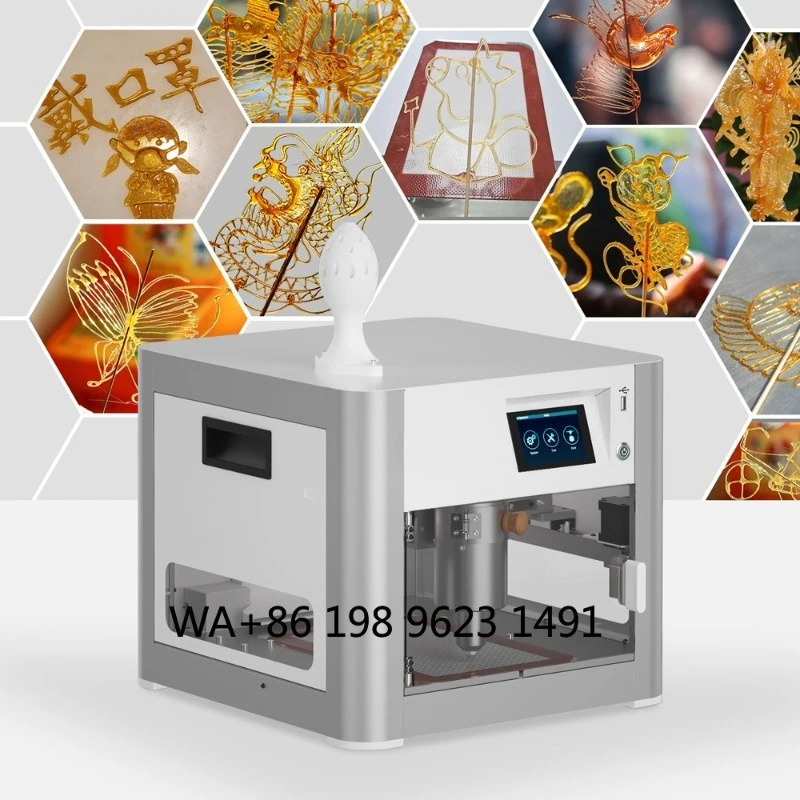 

Chinese Traditional Culture Food Printer Maltose Candy Sugar Painting For Gift Shops