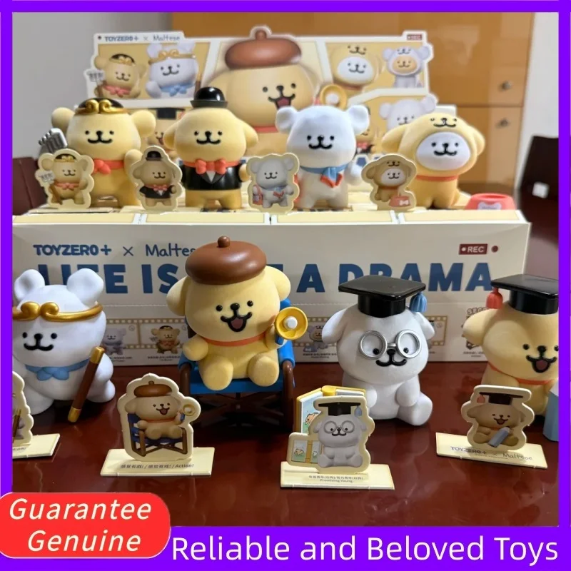 

Genuine Maltese Line Dog Life Theater Series Blind Box Cute Model Surprise Mystery Box Cartoon Kawaii Doll Collection And Toy