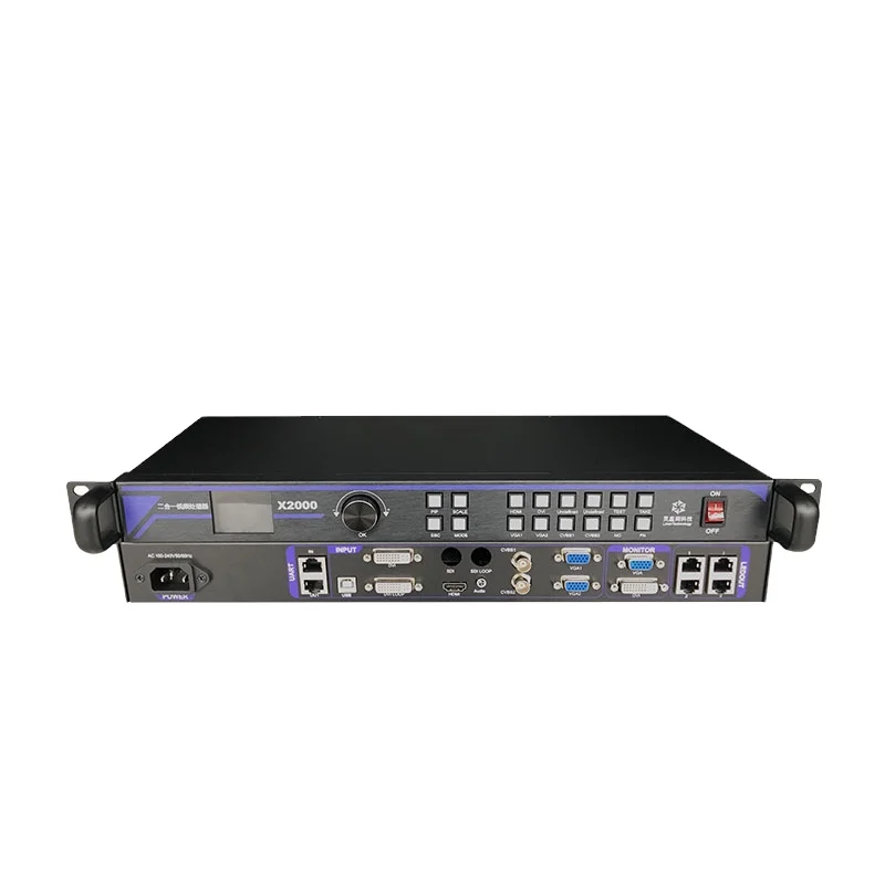 LINSN X2000 Two-in-one video processor integrated with sender full color LED display control system