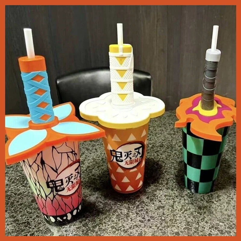 Demon Slayer Infinity Castle Messergriff Wasserbecher Originalfilm Großer Milliliter Wasserbecher Weihnachtsdekoration Wasserbecher